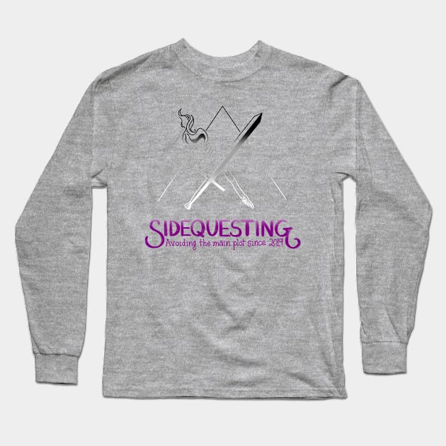 Ace Sidequeting Logo Long Sleeve T-Shirt by Sidequesting